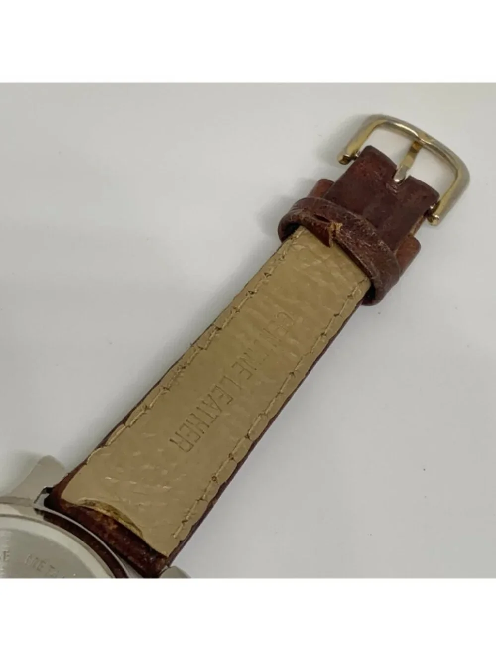 Vintage La express women’s silver gold tone watch 29mm quartz analog running